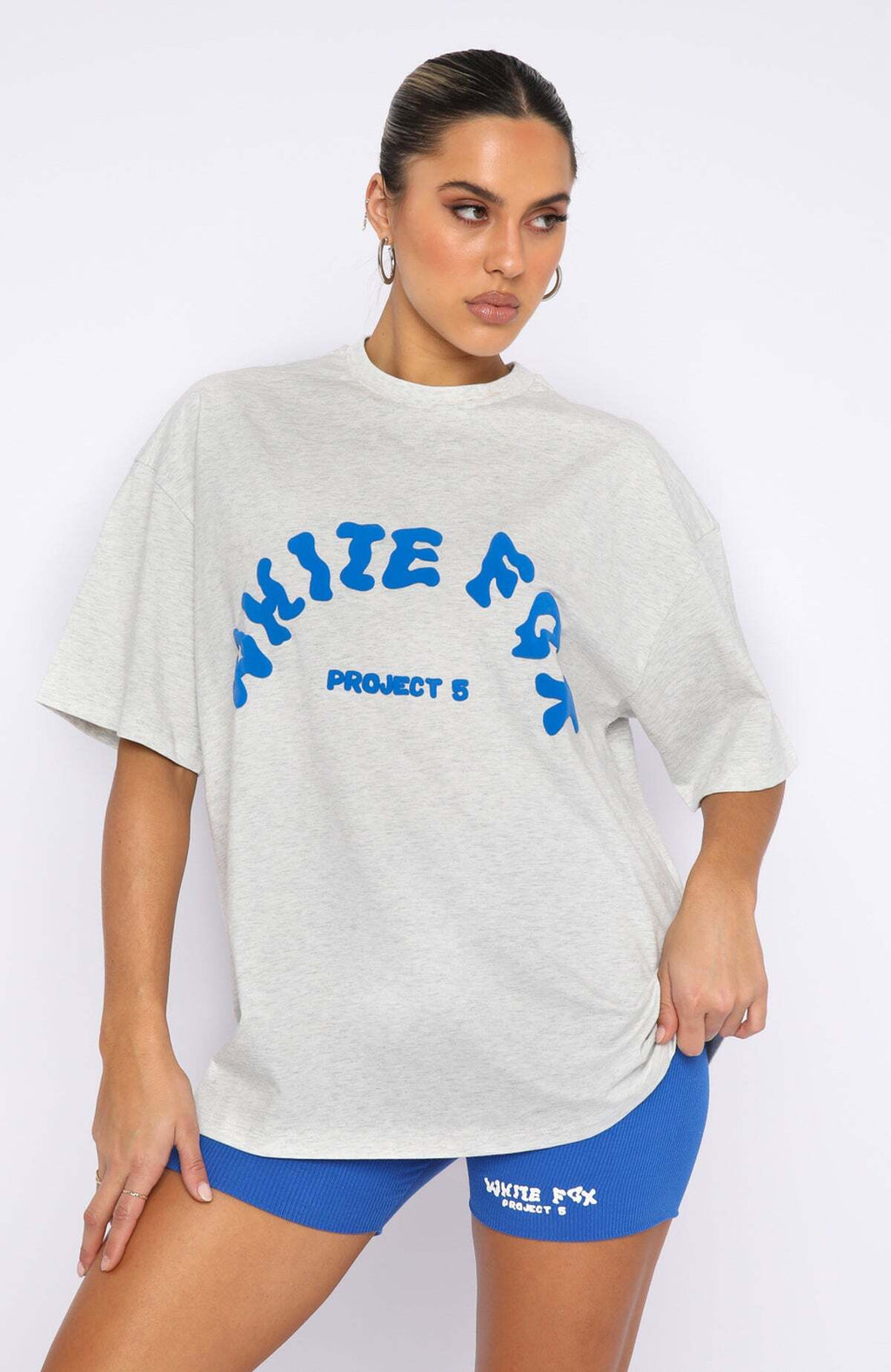 Project 5 Oversized Tee Gravity Grey