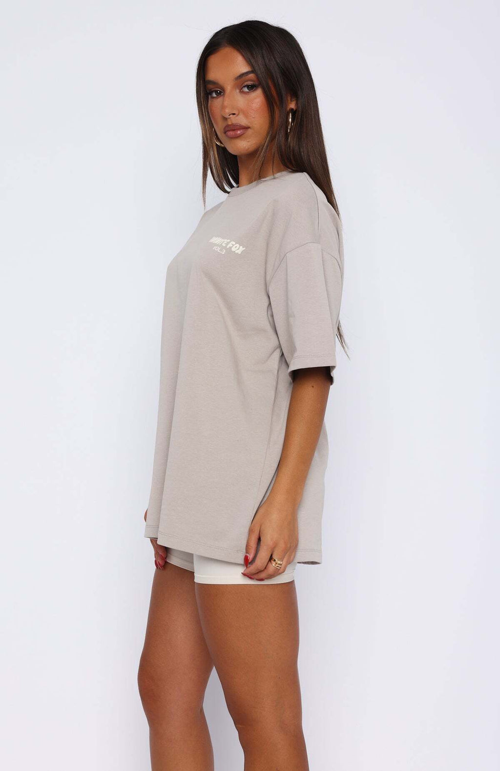 Just Your Style Oversized Tee Grey