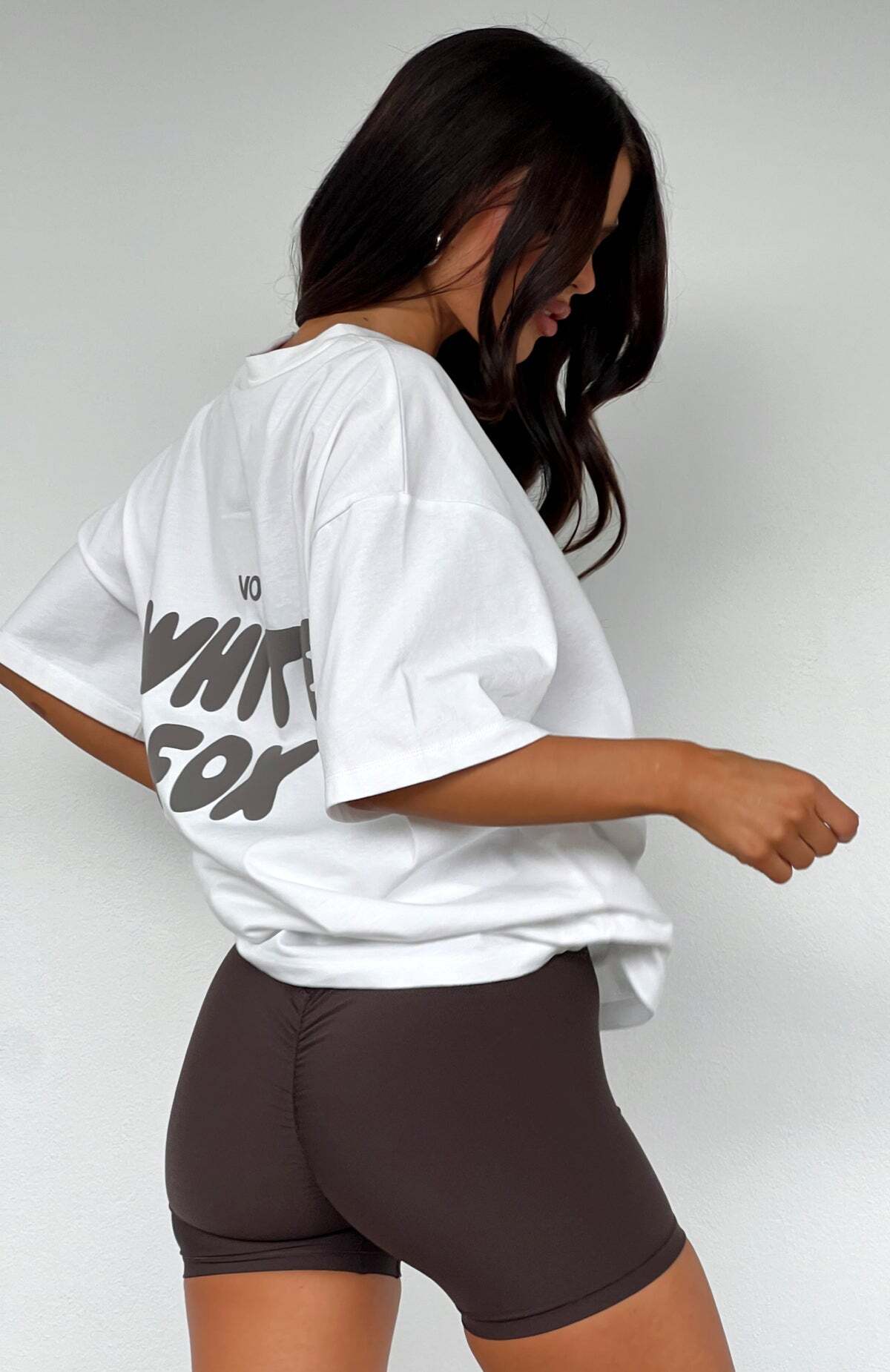 Just Your Style Oversized Tee White
