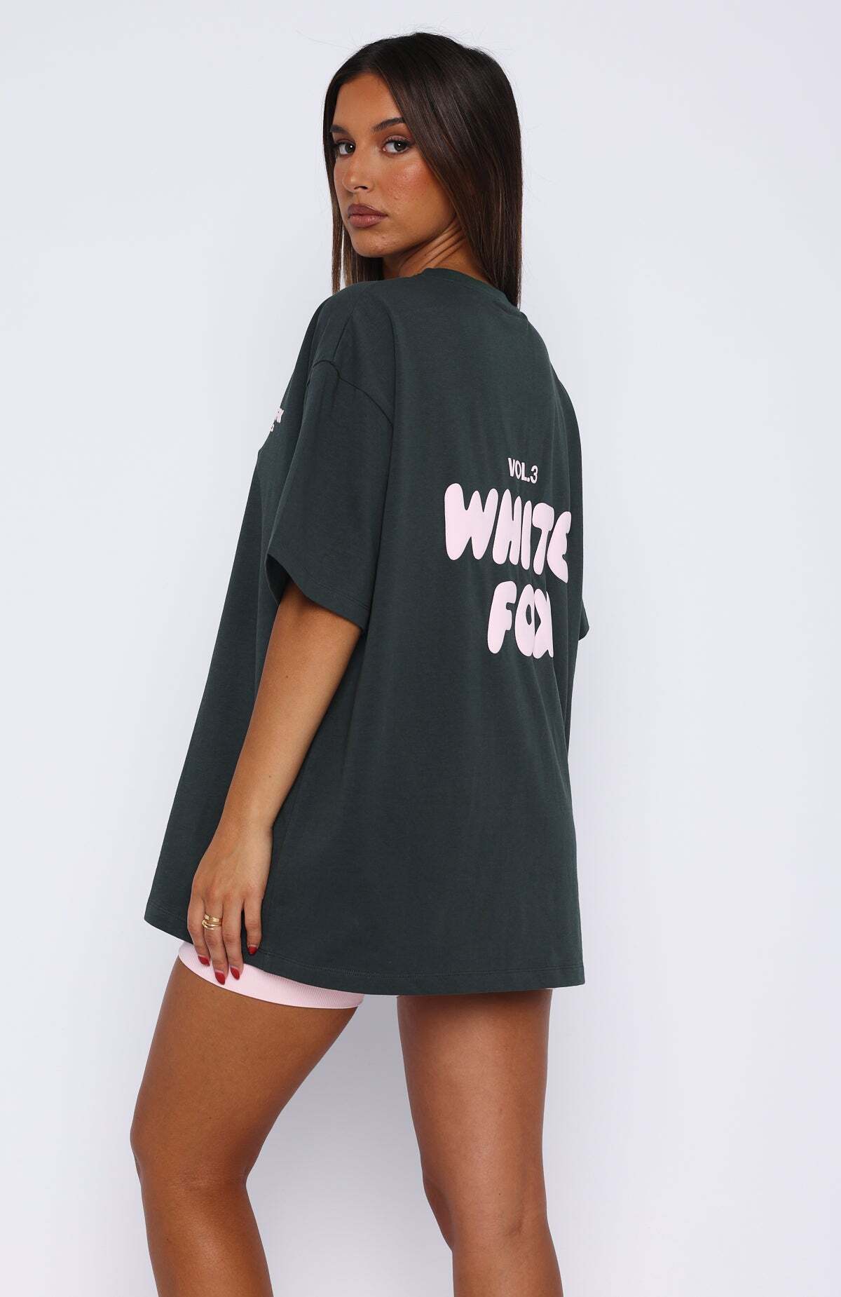 Just Your Style Oversized Tee Dark Green