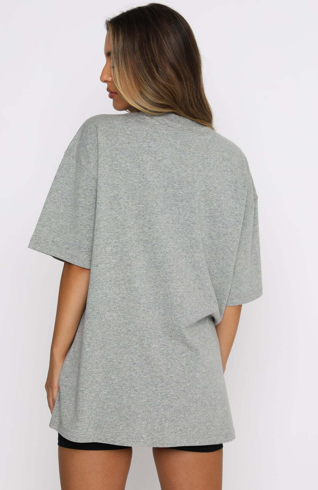 Varsity Tee Dusty Grey Marle