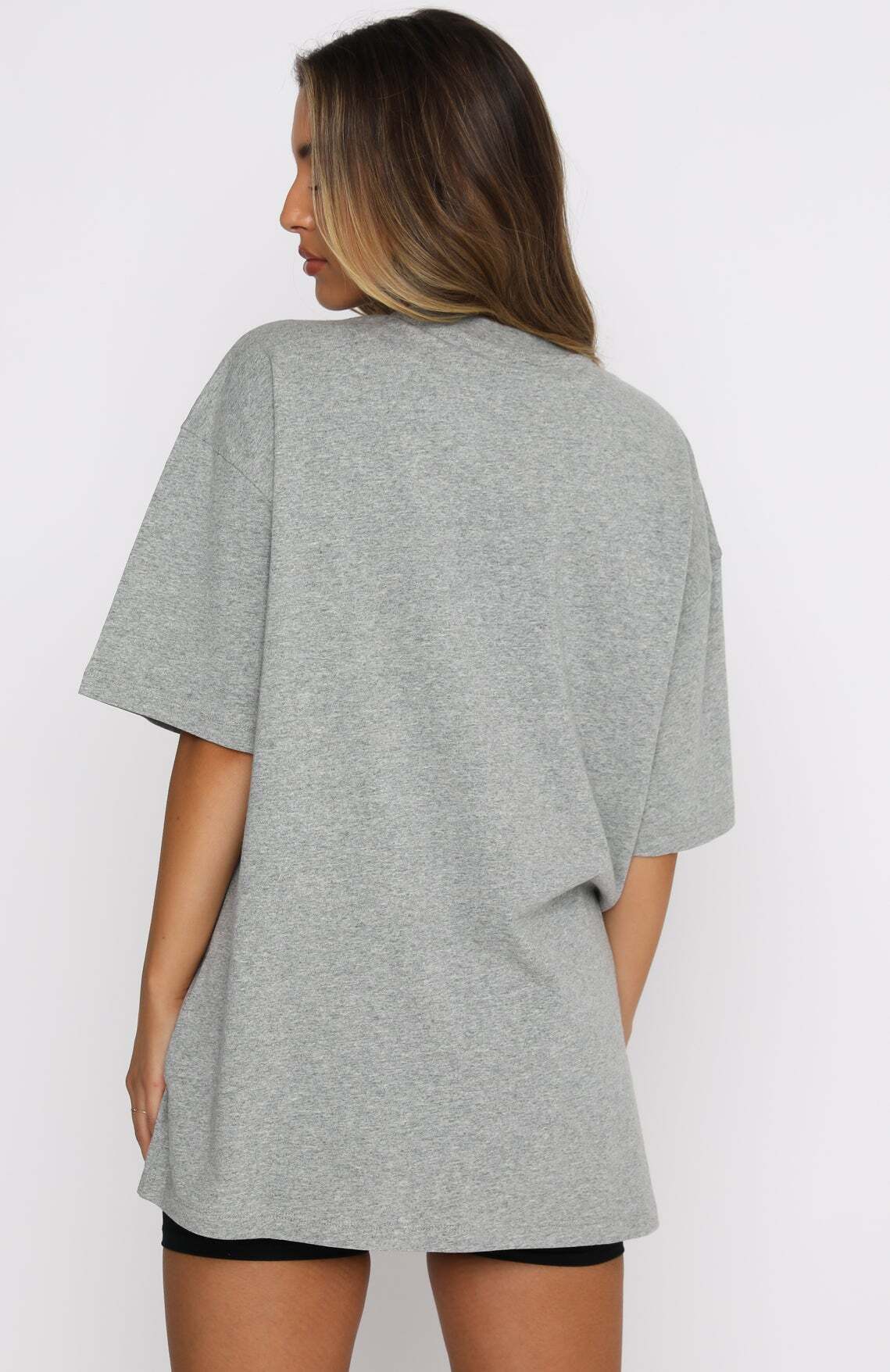 Varsity Tee Dusty Grey Marle
