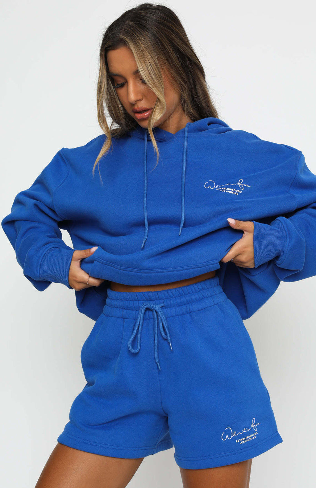 Check It Out Lounge Shorts Electric Blue