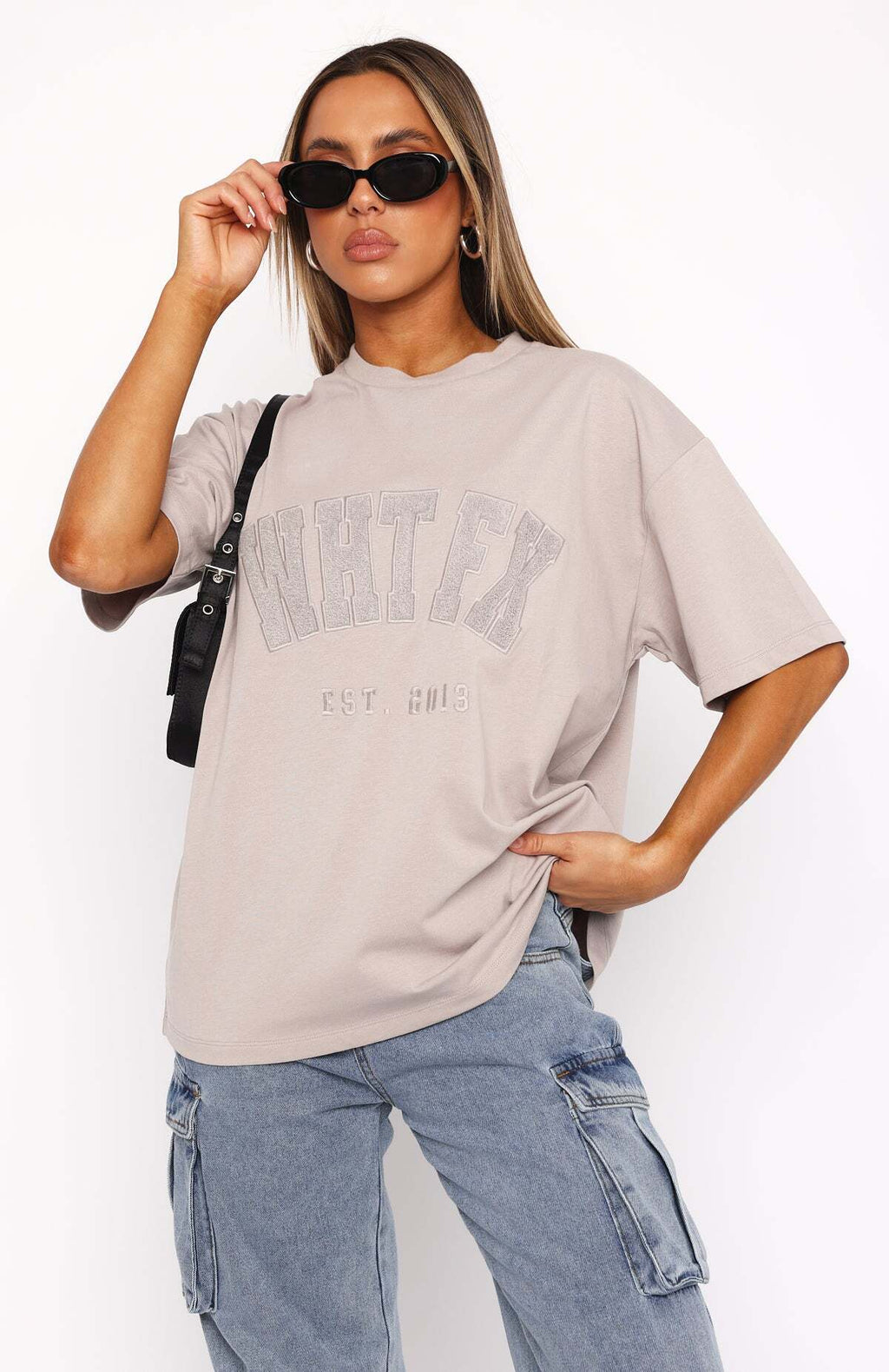 Give It Away Oversized Tee Moon