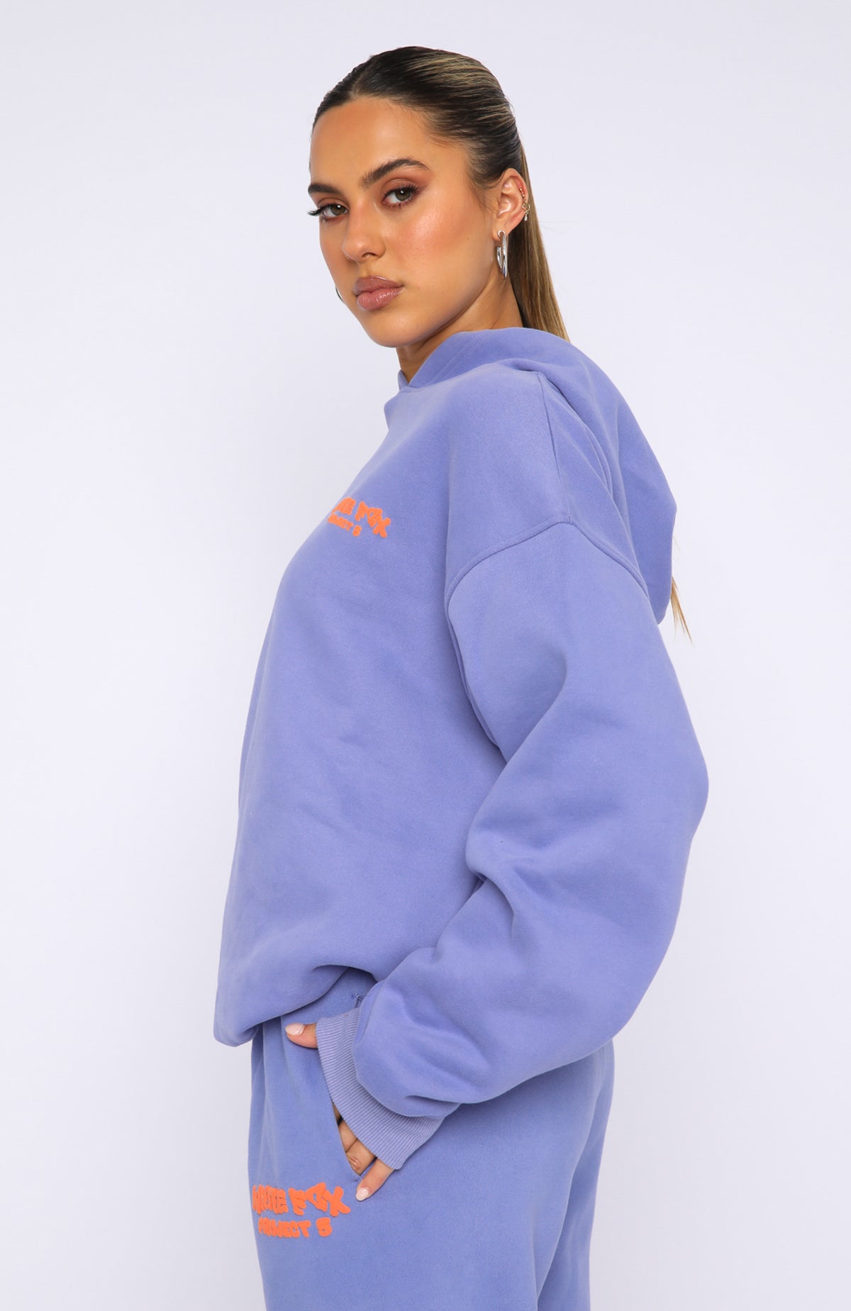 Project 5 Oversized Hoodie Grape