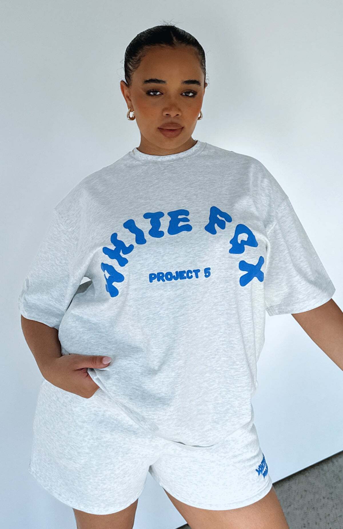 Project 5 Oversized Tee Gravity Grey