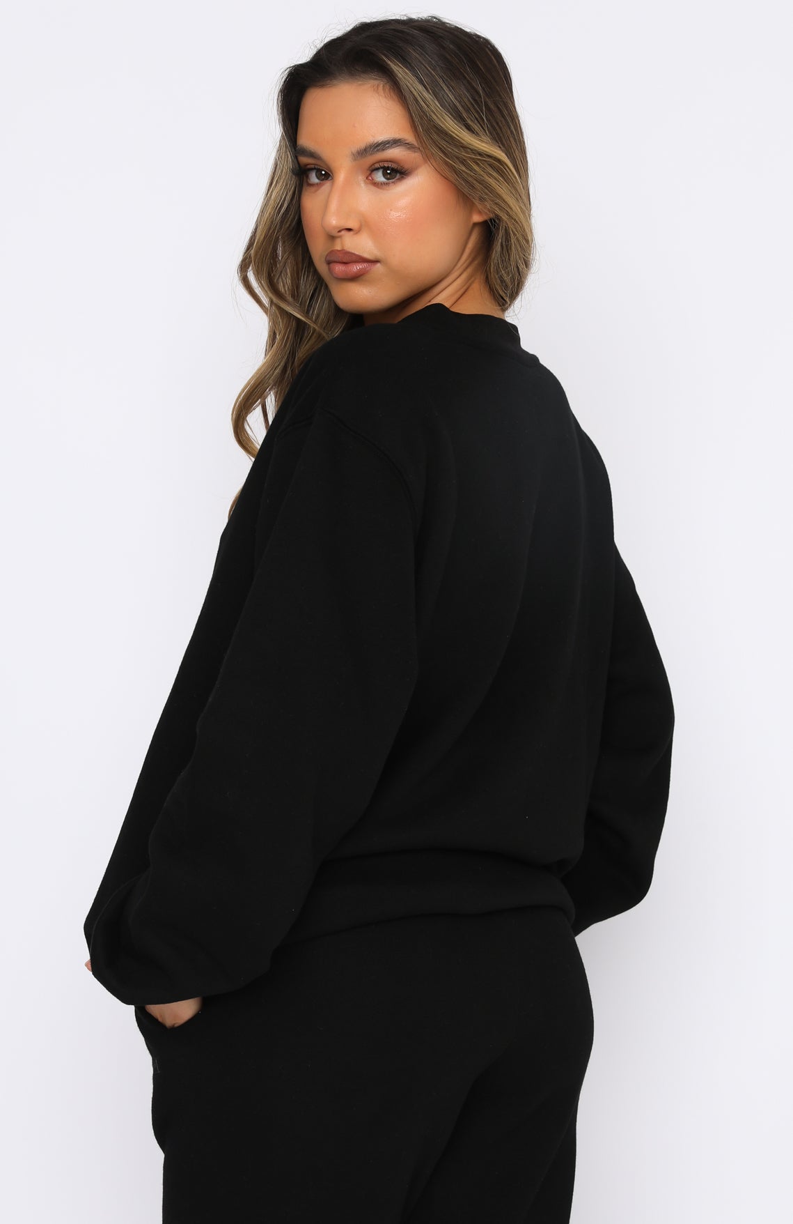 Best Of Both Oversized Sweater Black