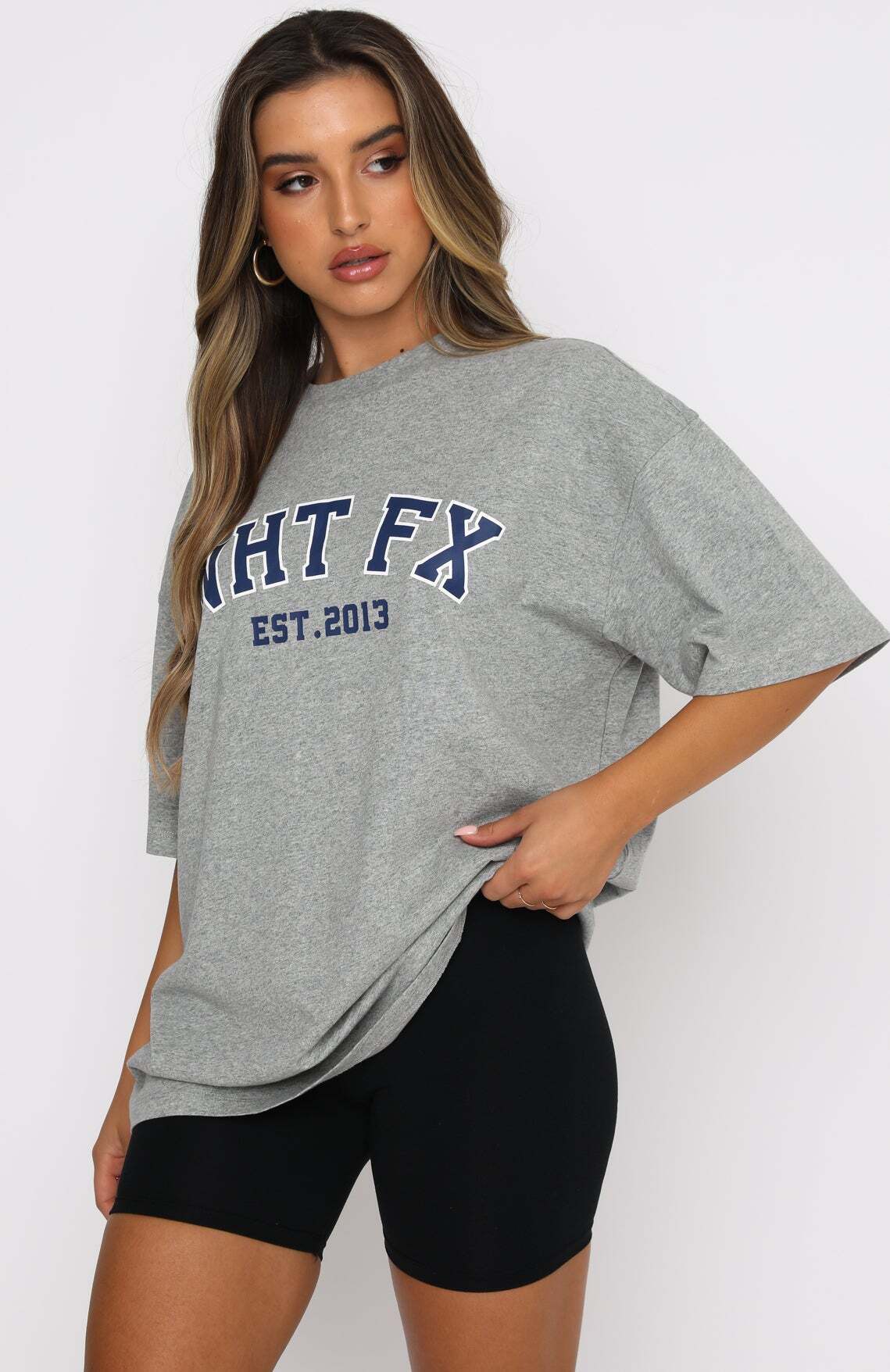 Varsity Tee Dusty Grey Marle