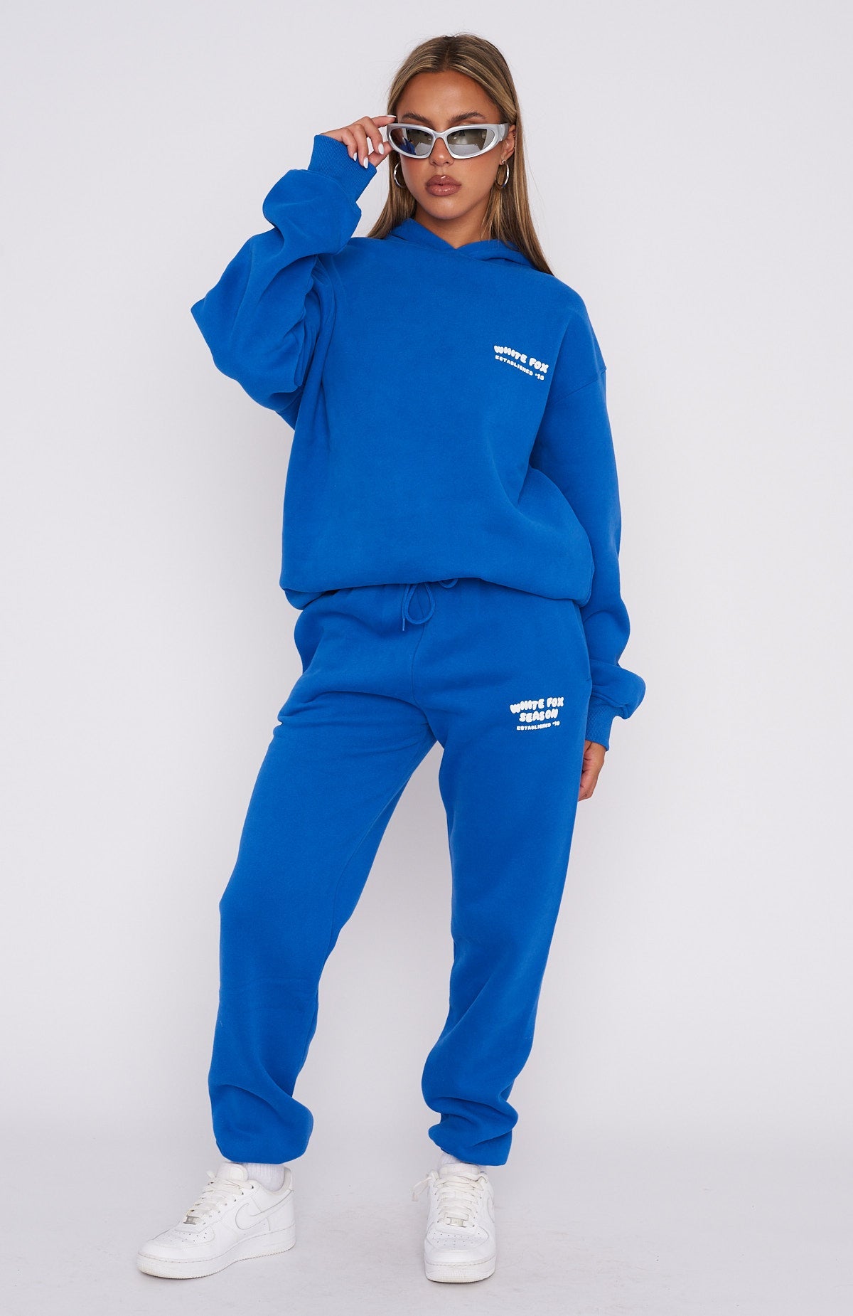 The Main Season Oversized Hoodie Electric Blue