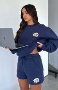 Look For Me Lounge Shorts Navy