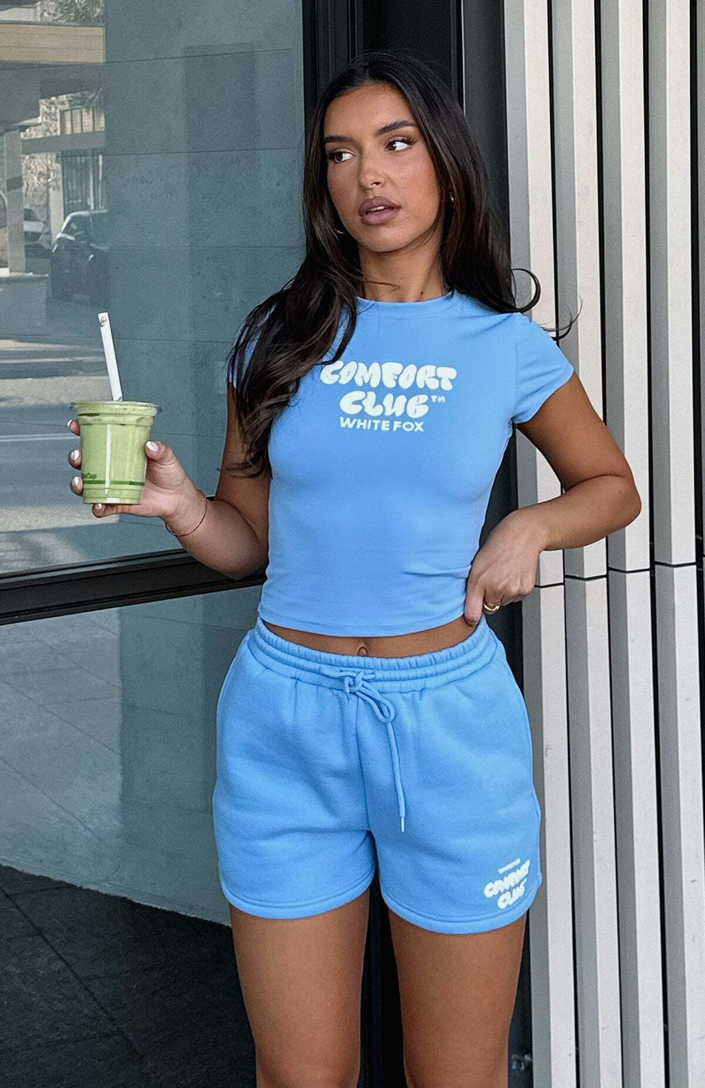 Comfort Club Lounge Shorts Blissful Blue