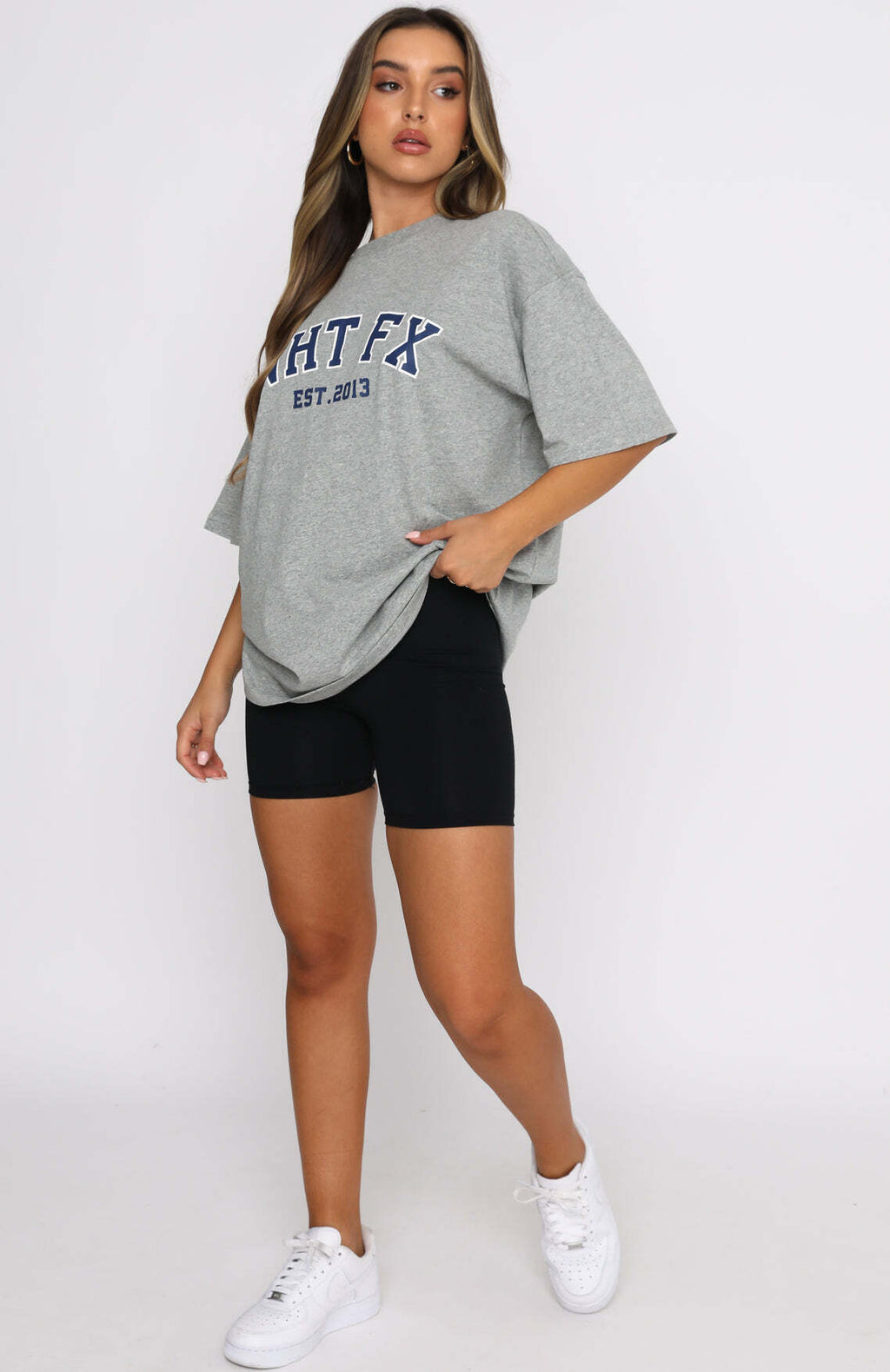 Varsity Tee Dusty Grey Marle