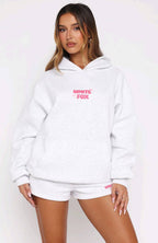 Lucky Thirteen Stephanie Oversized Hoodie Grey Marle