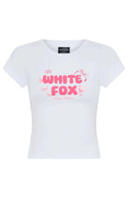 Lucky Thirteen Stephanie Baby Tee White