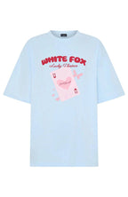 Lucky Thirteen Kalena Oversized Tee Blue