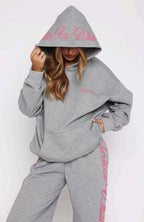 Lucky Thirteen Shaya Oversized Hoodie Dark Grey Marle