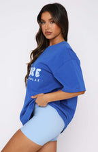Leisure Series Oversized Tee Cobalt