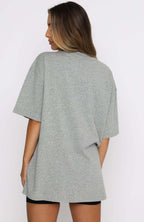 Varsity Tee Dusty Grey Marle