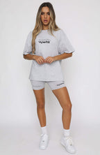 Catching Feelings Tee Grey Marle