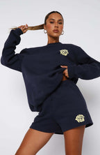 Look For Me Lounge Shorts Navy