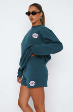 Look For Me Lounge Shorts Teal