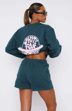 Look For Me Lounge Shorts Teal