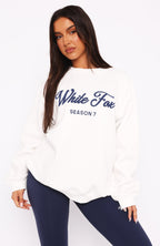 Season 7 Oversized Sweater Snow