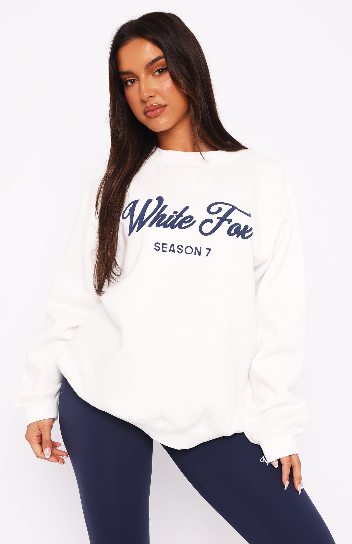 Season 7 Oversized Sweater Snow