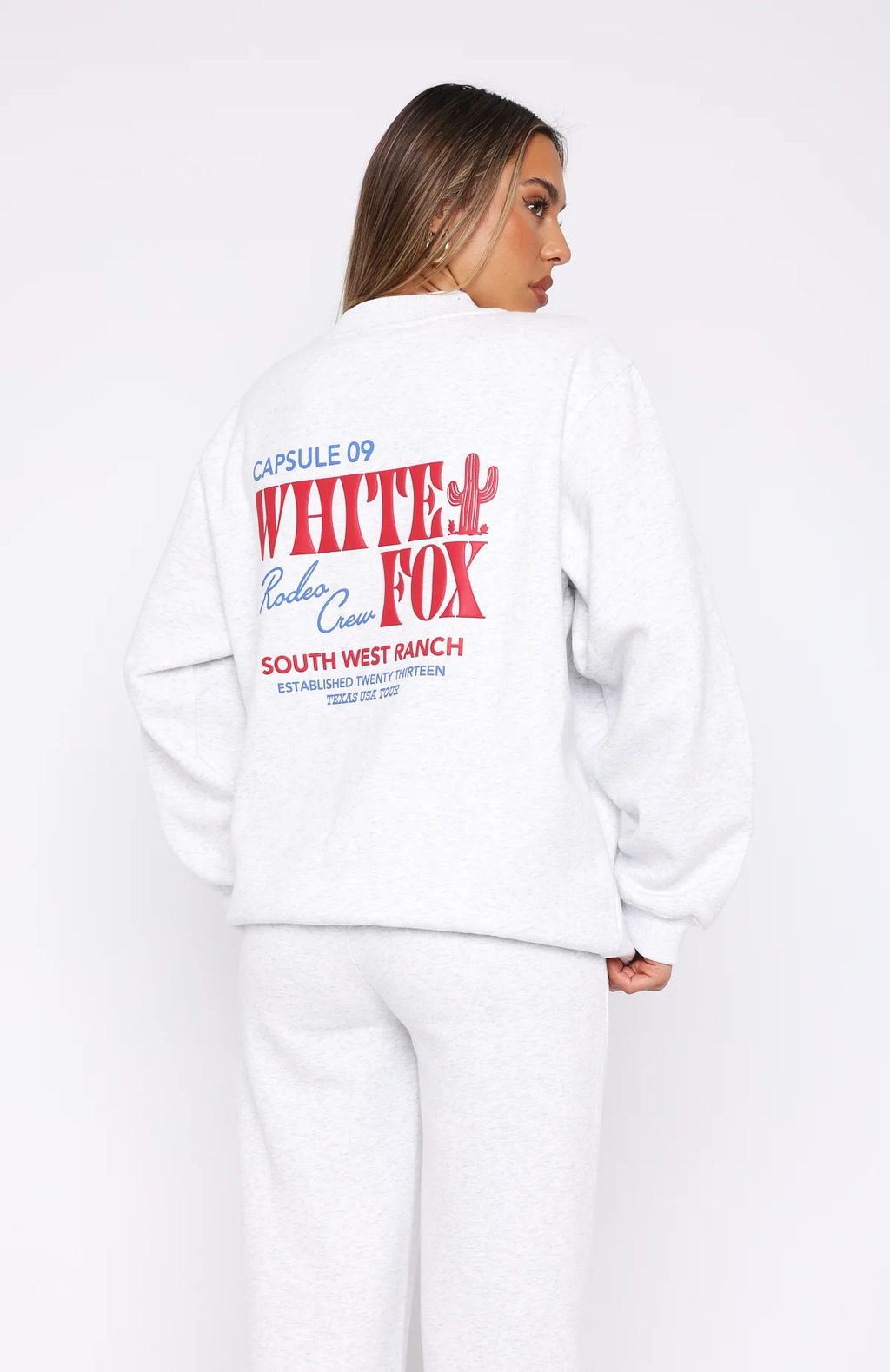 Capsule 9 Rodeo Crew Oversized Sweater Grey Marle