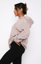 Stay Lifted Oversized Hoodie Cinnamon