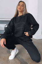 Best Of Both Oversized Sweater Black