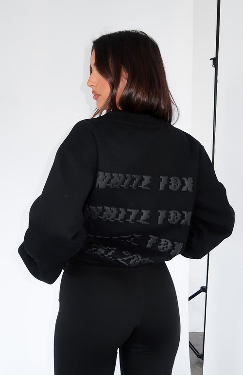 All A Blur Oversized Sweater Black