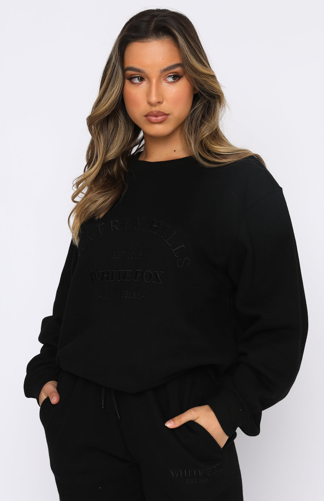 Best Of Both Oversized Sweater Black