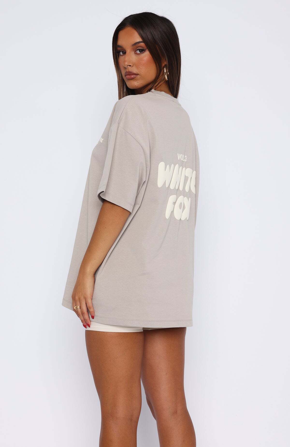 Just Your Style Oversized Tee Grey