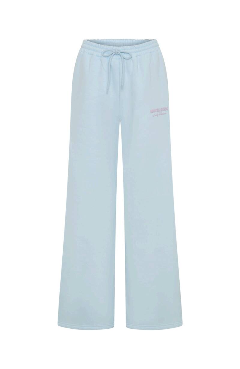 Lucky Thirteen Audrina Wide Leg Sweatpants Blue